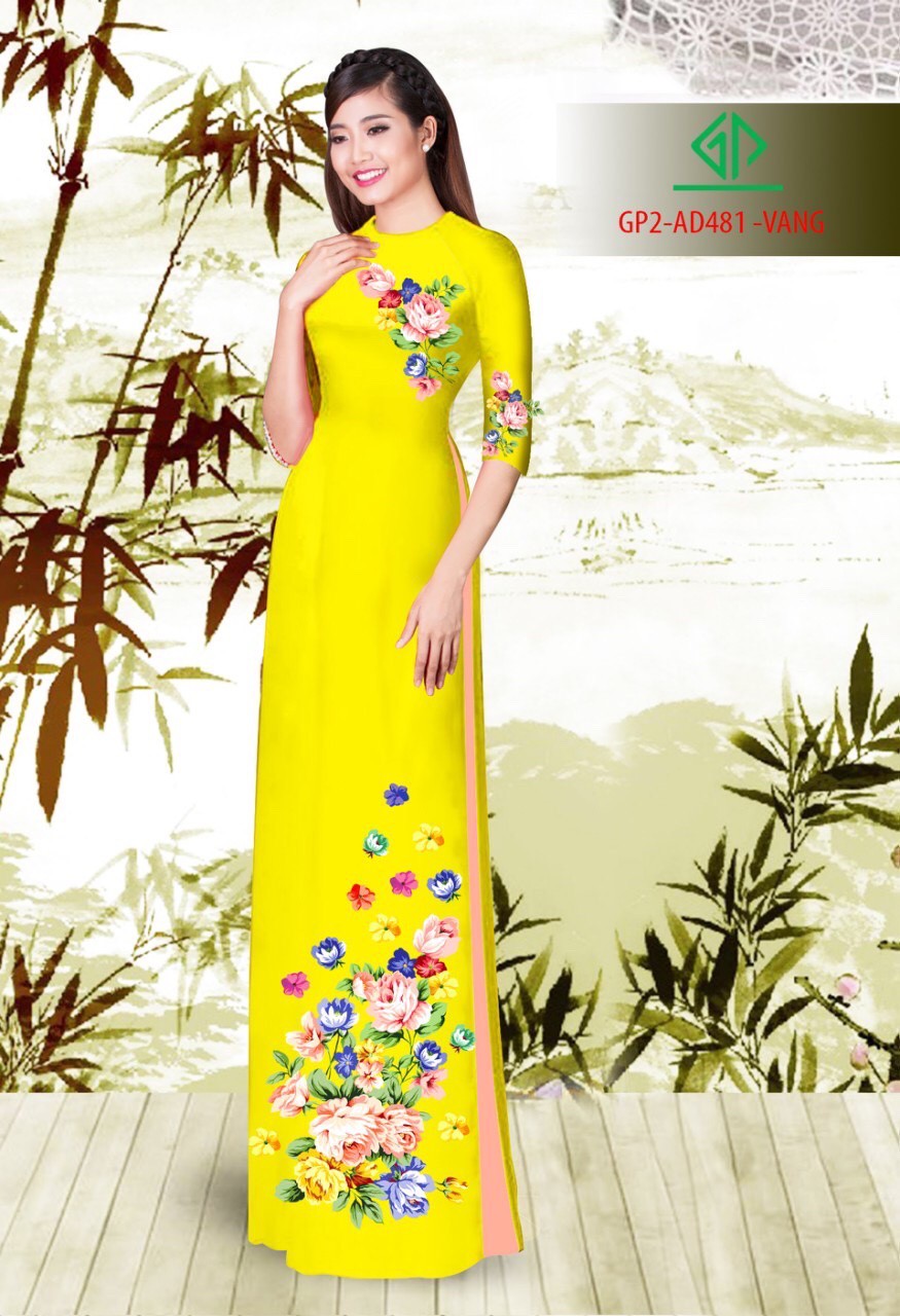 Gia Phát in vải áo dài cực đẹp